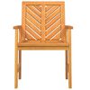 vidaXL Esszimmerstuhl 6 pcs Natur 62,5 x 59 x 89 cm Massivholz Akazie