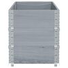 vidaXL Pflanzkasten Grau 150x50 cm Massivholz Kiefer