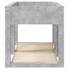 vidaXL Etagenbett f&uuml;r Kinder Beton Grau 75 x 190 cm Holzwerkstoff