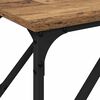 vidaXL Konsolentisch Altholz 200 x 29 x 75 cm Schichtholz und Metall