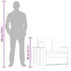 vidaXL Sessel Braun 60 cm Stoff