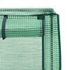 vidaXL Hochbeet mit Gew&auml;chshaus-Aufsatz Rattan-Optik 40x40x140 cm