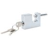 vidaXL Vorh&auml;ngeschloss 6 pcs Silber 6 x 2 x 4,5 cm Eisen