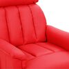 vidaXL Massagesessel Rot Kunstleder