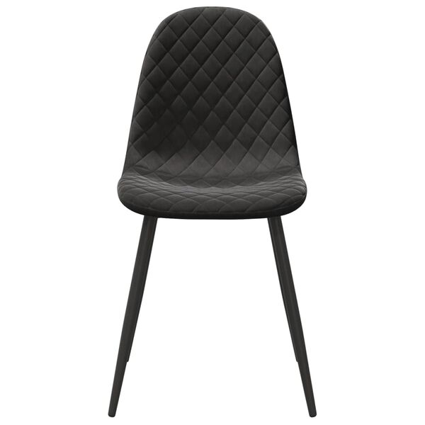 vidaXL Esszimmerst&uuml;hle 6 Stk. Schwarz Samt