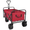 vidaXL Faltwagen Rot 89 x 63 x 96 cm Stahl und Polyester-Oxford