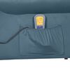 vidaXL Massagesessel Blau Samt