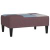 vidaXL Fu&szlig;hocker Patchwork 78x56x32 cm Stoff