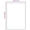 vidaXL Anti-Rutsch Shaggy Teppich Braun 120 x 170 cm PP