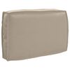 vidaXL Kissenset 3 pcs Taupe Oxford-Stoff