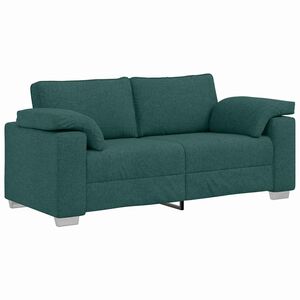vidaXL Sofa Dunkelgr&uuml;n 180 x 77 x 82 cm Stoff