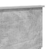 vidaXL Kopfteil Beton Grau 200 cm Holzwerkstoff