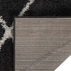 vidaXL Teppich Shaggy Hochflor Creme und Anthrazit 120x170 cm