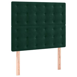 vidaXL Kopfteil Dunkelgr&uuml;n 80x5x118/128 cm Samt