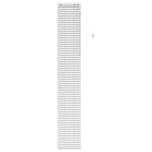 vidaXL Venezianische Jalousie Wei&szlig; 45 x 250 cm 35 mm