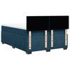 vidaXL Boxspringbett mit Matratze Dunkelblau 140x190 cm Samt