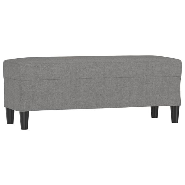 vidaXL Sitzbank Dunkelgrau 100x35x41 cm Stoff