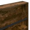 vidaXL Magazinregal mit Regal 2 pcs Ger&auml;ucherte Eiche 80 x 12 x 70 cm