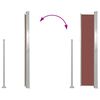 vidaXL Ausziehbare Seitenmarkise 160x500 cm Braun