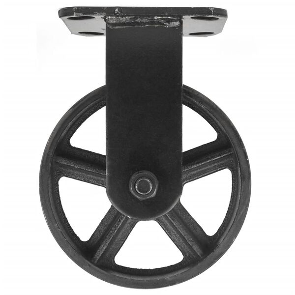 Mac Lean Lenkrolle 150 mm 2 Stk. Schwarz