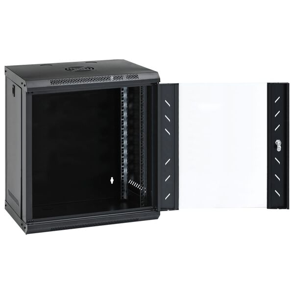 vidaXL 12U Wand-Netzwerkschrank 19" IP20 53x40x60 cm