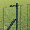 vidaXL Zaun mit Pfosten Gr&uuml;n 1,2 x 25 m Stahl und PVC
