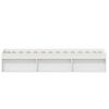 vidaXL Bettgestelll Wei&szlig; 100x200 cm