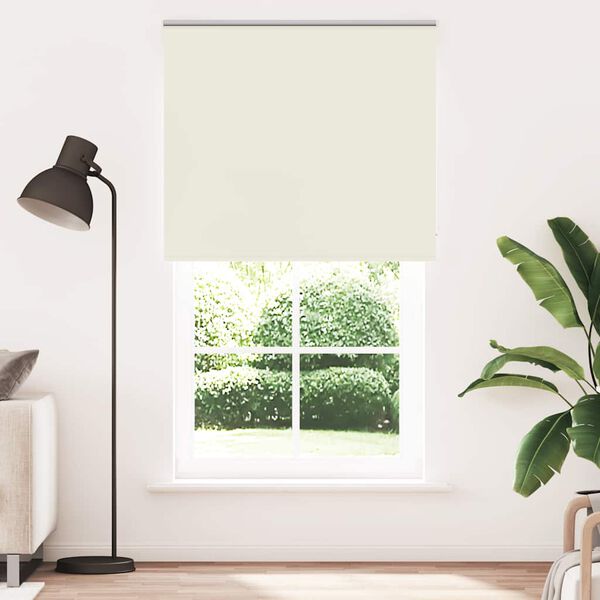 vidaXL Verdunkelungsrollo Cremewei&szlig; 135x230cm Stoffbreite 131,6cm