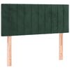 vidaXL Boxspringbett mit Matratze Dunkelgr&uuml;n 80x200 cm Samt