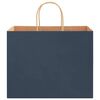 vidaXL Papiertragetaschen 50 Stk. mit Henkeln Blau 32x22x24 cm