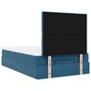 vidaXL Ottoman-Bett mit Matratzen Dunkelblau 120x200 cm Samt