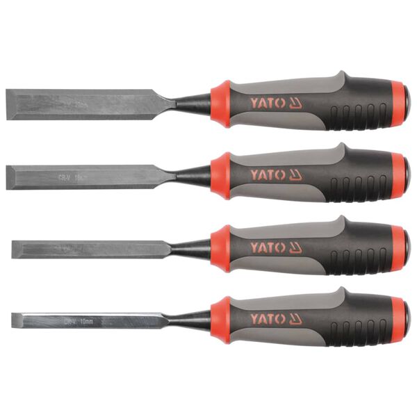 YATO 4-tlg. Mei&szlig;el-Set f&uuml;r Holz