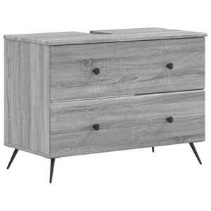 vidaXL Waschbeckenschrank BREDA Sonoma-Grau 82 x 41 x 59 cm