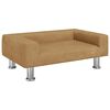 vidaXL Hundebett Braun 70x45x26,5 cm Samt