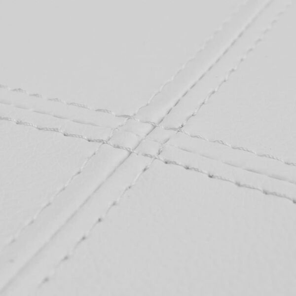 Sitzbank aus hochwertigem Kunstleder weiß