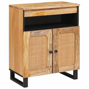 vidaXL Sideboard Braun 60 x 33 x 75 cm Massivholz Mango