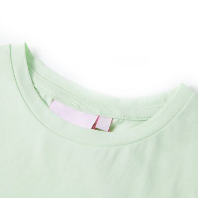 Kinder-T-Shirt mit Flügelärmeln Zartgrün 104