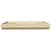 vidaXL Bettgestell Sonoma-Eiche 200x200 cm Holzwerkstoff