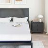 vidaXL Matratze Wei&szlig; und Blau 160 x 200 cm Jacquard-Stoff