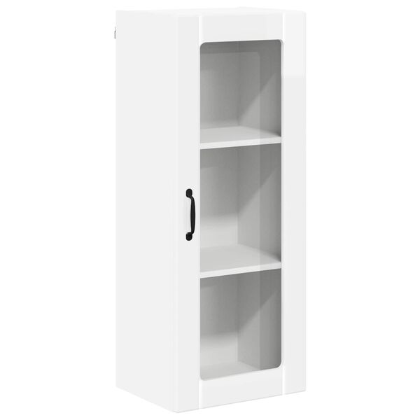 vidaXL K&uuml;chenschrank Hochglanz Wei&szlig; 40 x 31 x 100 cm Holzwerkstoff
