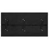 vidaXL Gartenwagen-Einlage Schwarz 81x41x40 cm Stoff