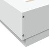 vidaXL Bettgestell Wei&szlig; 200x200 cm Holzwerkstoff