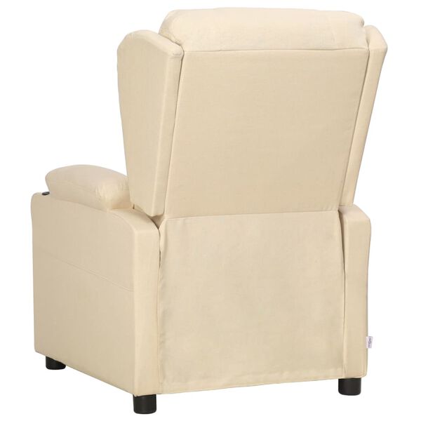 vidaXL Relaxsessel Creme Stoff