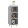 vidaXL Sideboard Grau Sonoma 34,5x32,5x90 cm Holzwerkstoff