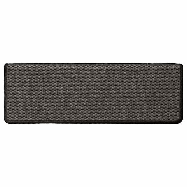 vidaXL Treppenmatten Selbstklebend Sisal 15 Stk. 65x21x4 cm Anthrazit