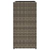 vidaXL Pflanzk&uuml;bel 2 Stk. Grau 30x30x60 cm Poly Rattan