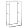 vidaXL Brennholzregal 50x28x94 cm Edelstahl