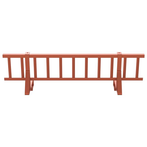 vidaXL Dachschneeschild Stahl