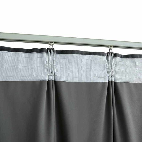 vidaXL Verdunkelungsvorh&auml;nge mit Haken 2 Stk. Samt Anthrazit 140x175cm