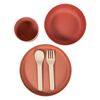 Bo Jungle 5-tlg. Baby-Geschirr-Set CPLA Grau
